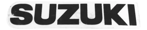 Calcomania Suzuki Negro Par