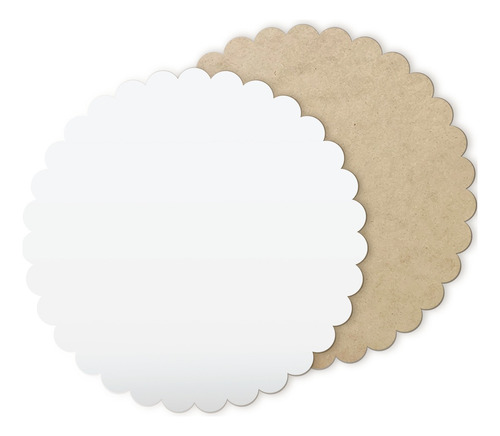 Cake Board Para Bolo Confeitaria Mdf 3mm Ondulado 32cm 10 Un