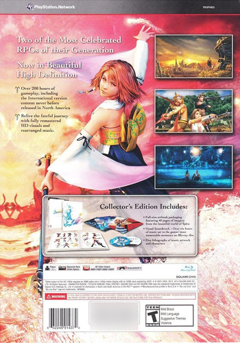 Final Fantasy X-x2 Collector's Edition Ps3 Envio Rapido