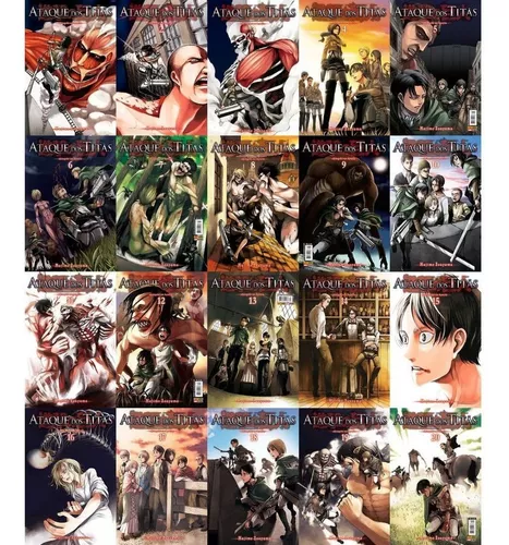 Livro Ataque dos Titãs Vol. 1 de Hajime Isayama pela Panini Brasil (2021)