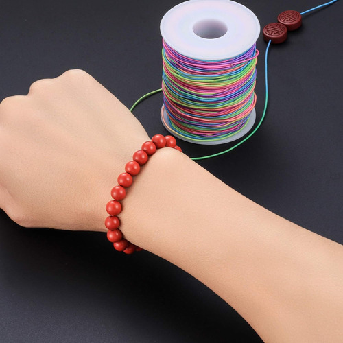 Hilo De Nylon Hacer Pulseras, 100 M/109 Yardas Hilo Elã...
