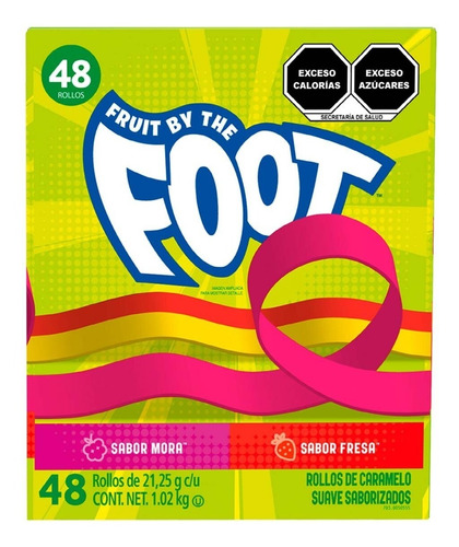 Dulces Fruit By The Foot Rollos Caramelo Suave Con Fruta 1kg