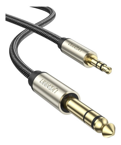 Cable de audio Ugreen de 3,5 mm a 3,6 mm macho/macho de 1 m, gris