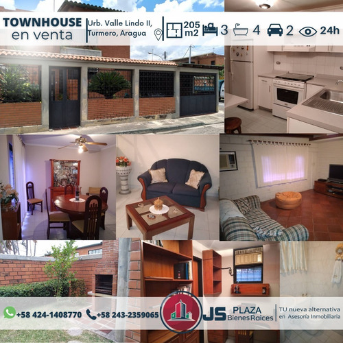 Imagen 3 de 14 de Townhouse En Venta Urb Valle Lindo Turmero 04241408770