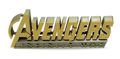 Imagen 2 de 6 de Cartel, Placa, Avengers Impreso En 3d Excelente Calidad