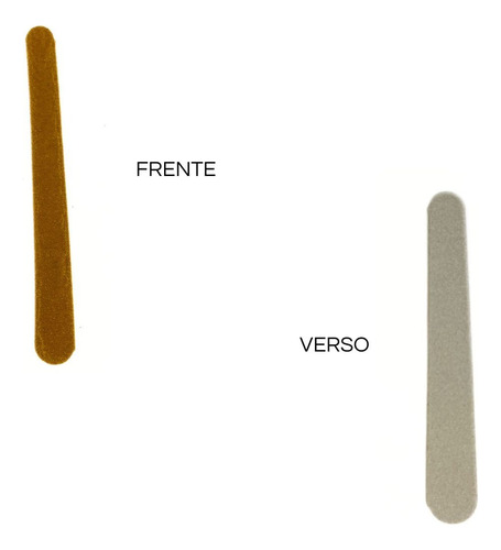 Lixa De Unha Tradicional Pequena 11cm Soft Clean C/ 100 Unid