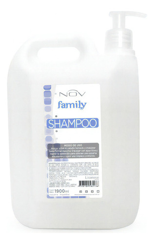 Shampoo Por Mayor Nov Family Bidon Con Bomba X 1900ml