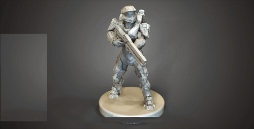 Halo Master Chief Figura Modelo Stl Para Impresion 3d