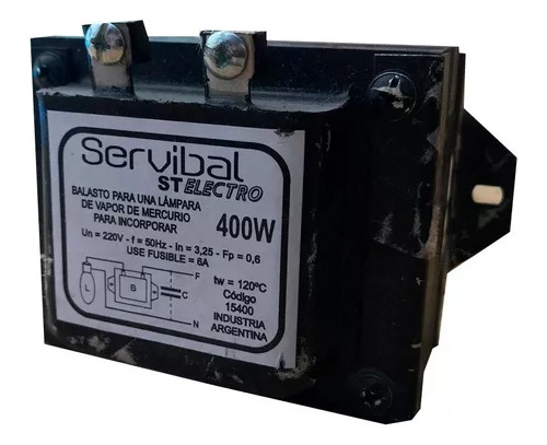 Balastos Int/ext. 125w 250w 400w Mercurio - Sodio