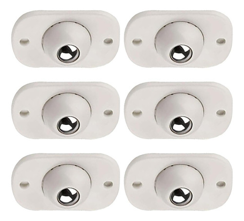 Placas Con Adhesivo, Mxrhz-003, 6 Pzs Blanco, 45x14x28mm, Pl Color Blanco