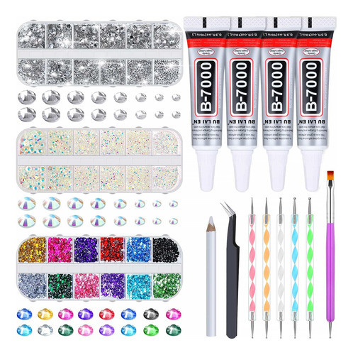 Shynek B7000 Pegamento Para Joyería Con Diamantes De Imitaci