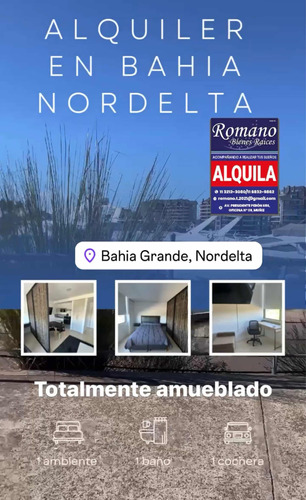 Nordelta Alquiler Monoambiente Amueblado