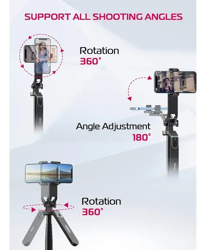 Ulanzi Ma09 Trípode De Teléfono Extensible, 71 Selfie Stick