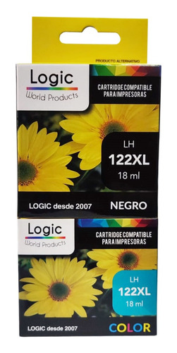 Pack Tinta Alternativa Logic H122 Xl