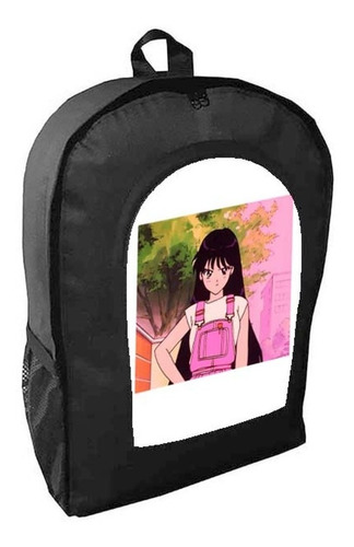 Mochila Negra Sailor Moon Adulto / Escolar F1