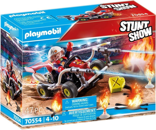 Playmobil Stunt Show Acrob. Cuatriciclo 70554 Pido Gancho