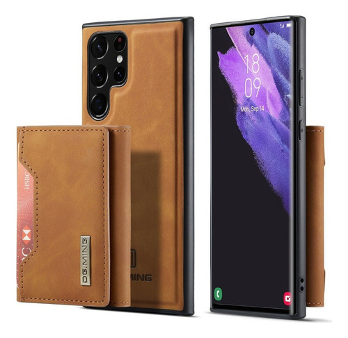 B Funda De Polipiel Tarjeta For Samsung Galaxy S20 S21 S22