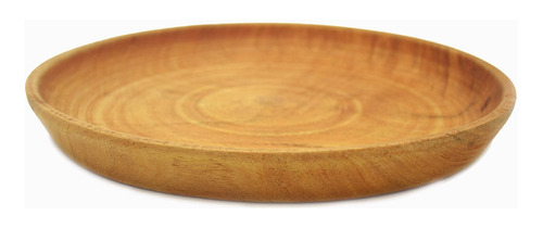 Plato Cavado De Madera Algarrobo, 20 Cm Diámetro - 11595