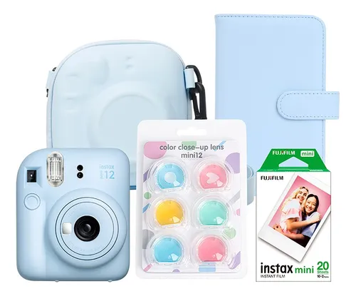 Kit Cámara Fujifilm Instax Mini 12 Azul + Accesorios