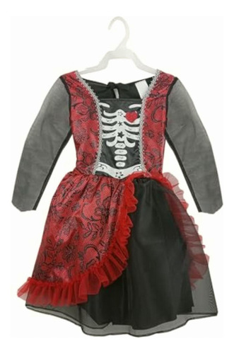 Disfraz Infantil, Catrinas, Catrina Roja, Modelo 8145.8,
