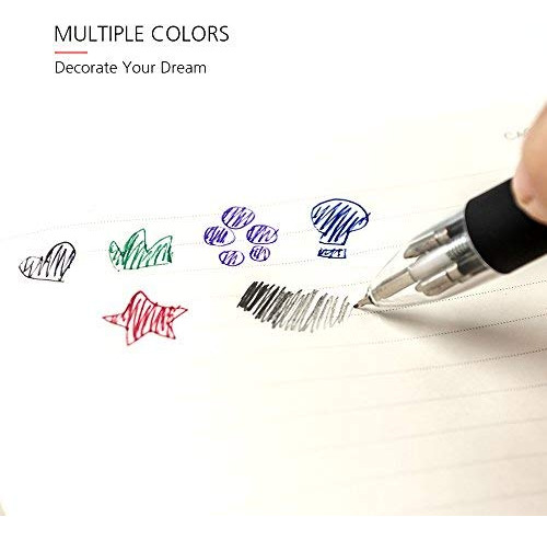 Bolígrafo Multifuncional 6 En 1 5 Colores Y Lápiz Mecánico