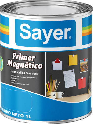 Pinturaa Con Efecto Magnético Base Agua 1l Sayer