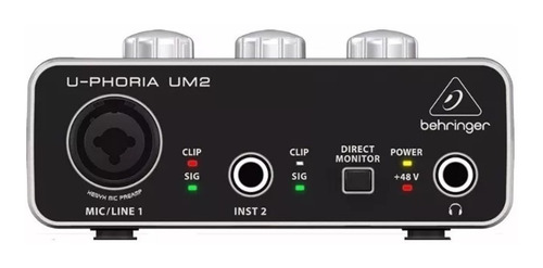 Interfaz Behringer U-phoria Um2 Mejor Precio