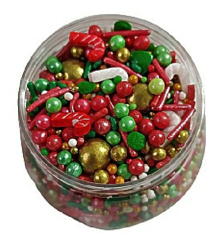 Sprinkles Grageas Dulces Navidad X 125 G - g a $175