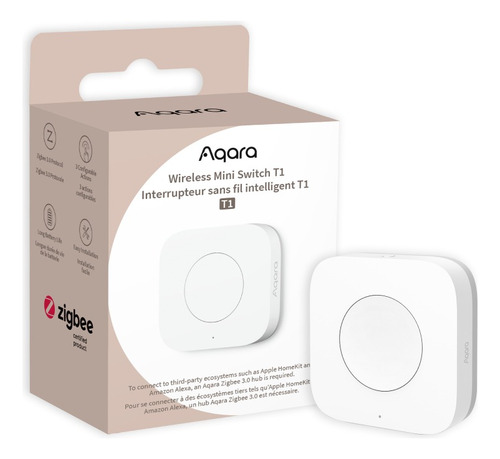 Aqara Mini Interruptor T1 Pulsador Inalámbrico Alexa Homekit