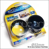 Comprar A64 2x Lentes Ø 52mm Super Wide Angle 0.45x & Telephoto 2.0x