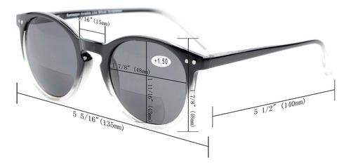 Eyekepper Gafas De Sol Bifocales Redondas Con Bisagras Ojo