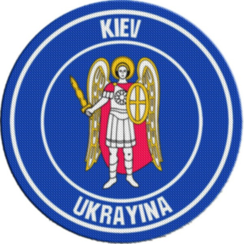 Parche Escudo Circular Ucrania Kiev