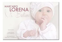 Comprar Souvenir Estampita Bautismo Con Foto 7,5x10 X24 Personalizad