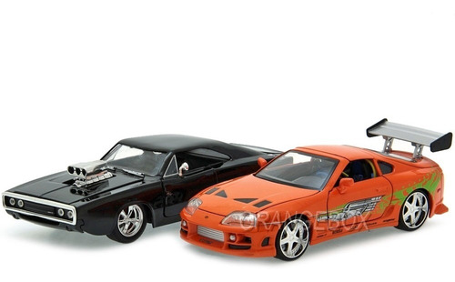 Dodge Charger R/t 70 + Supra 95 Velozes Furiosos 1:24 97503