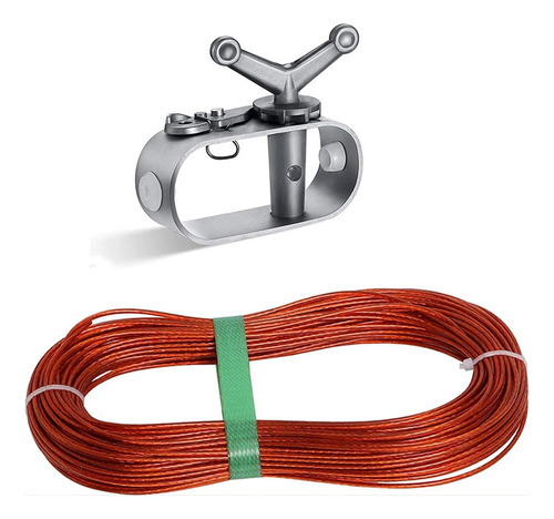 Cabrestante Para Cubierta De Piscina Cable Y 5 Cabrestantes