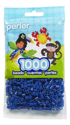 Perler Beads Fuse Beads Para Artesanías, 1000pcs, Azul Oscur