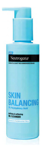 Neutrogena Skin Balancing Gel Cleanser Limpiador Facial Momento de aplicación Día/Noche Tipo de piel Normal