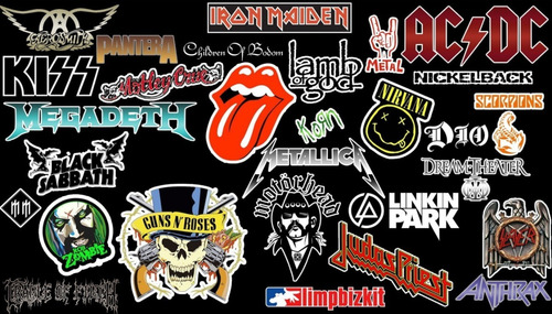 Poster Grupos Rock Musica Vinilo Auto Adhesivo 40x70cm #394