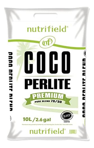 Mezcla De Coco Y Perlita Premium Pure Blend 70/30 Rhp C...