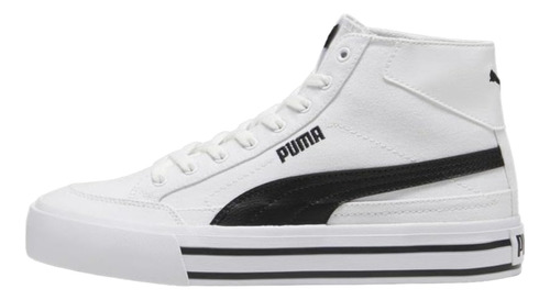 Tenis Puma Hombre Caballero Casual Court Classic Vulc Mid