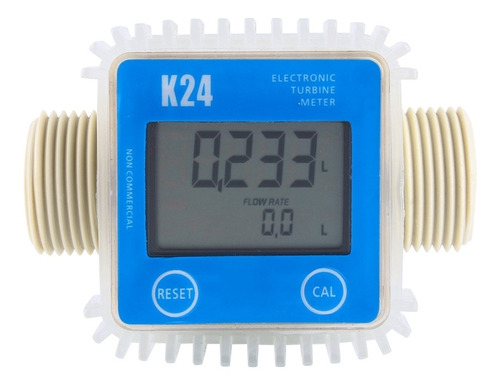 Azul K24 Lcd Turbina Diésel Medidor De Flujo De Combustible