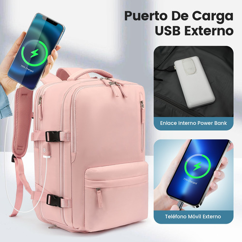 Mochila De Viaje Expandible 10 Kg Avion Mochila Escolar