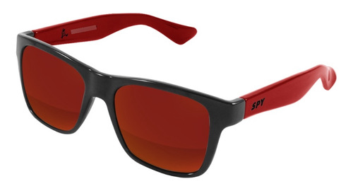 Óculos De Sol Spy 75 - Maia Preto - Haste Vermelha