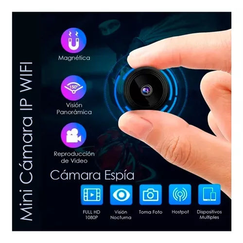 Mini Camara De Seguridad Espía Wifi A9 Hd / Sd