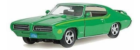 Pontiac 1969 Gto Judge, Verde - Motormax 73242 - Escala 1/24