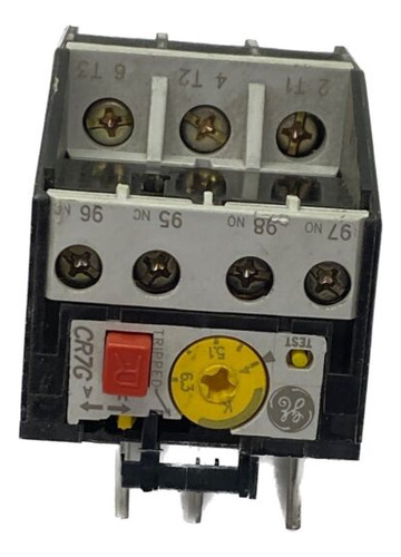 General Electric 4.0-6.3a 600vac Max Overload Relay Cr7g Ccd