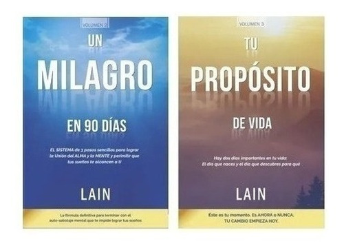 Libro - Pack Tu Proposito De Vida Y Un Milagro En 90 Dias La