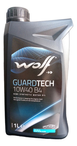 Aceite 10w40 Semisintetico Wolf 1 Lts