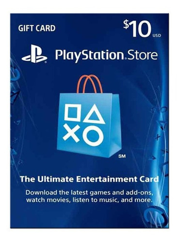 Imagen 1 de 3 de Playstation Gift Card 10$ Región Usa Digital