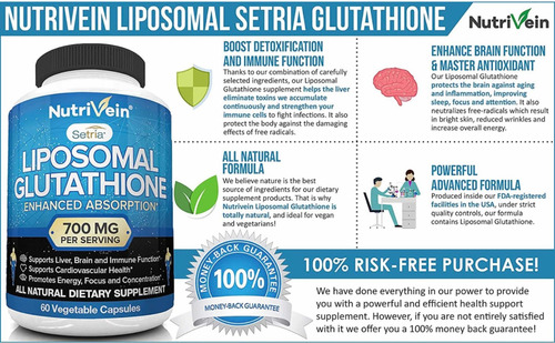 Glutatión Liposomal Setria 700mg 60 Capsulas
